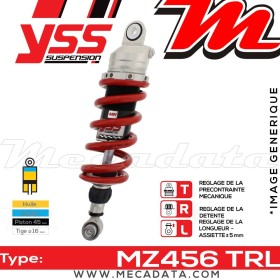 Amortisseur YSS MZ456 TRL ~ Honda CBR 600 RR (PC40C) ~ Annee 2009