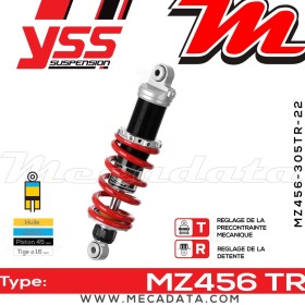 Amortisseur YSS MZ456 TR ~ Yamaha YZF-R1 1000 (RN121) ~ Annee 2005