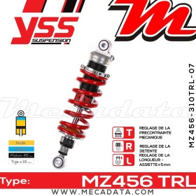 Amortisseur YSS MZ456 TRL ~ Ducati 916 Strada Biposto (1SB8S) ~ Annee 1994