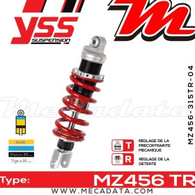 Amortisseur YSS MZ456 TR ~ Suzuki GSX-R 750 W (GR7BB) ~ Annee 1992