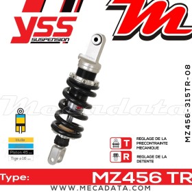 Amortisseur YSS MZ456 TR ~ BMW F 650 ST (169) ~ Annee 1998
