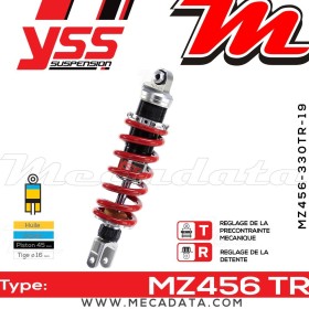 Amortisseur YSS MZ456 TR ~ Kawasaki Z 750 M ABS (ZR750LMA) ~ Annee 2007