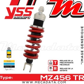 Amortisseur YSS MZ456 TR ~ Kawasaki ZX-9R 900 F (ZX900EFA) ~ Annee 2003