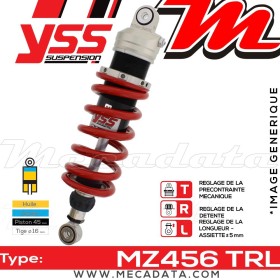 Amortisseur YSS MZ456 TRL ~ Ducati Supersport 900 SS i.e. Nuda (V100AA) ~ Annee 2000
