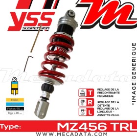 Amortisseur YSS MZ456 TRL ~ Kawasaki Z 1000 A (ZRT00AAA) ~ Annee 2006