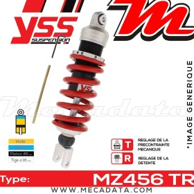 Amortisseur YSS MZ456 TR ~ Suzuki DL 650 U3 V-Strom (B12111) ~ Annee 2004
