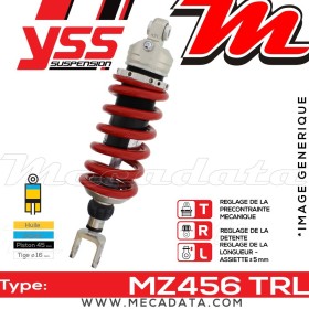 Amortisseur YSS MZ456 TRL ~ Kawasaki ZZR 1200 C (ZXT20CCA) ~ Annee 2003 - 2005
