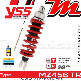 Amortisseur YSS MZ456 TR ~ Yamaha TRX 850 (4UN) ~ Annee 1998 - 1999