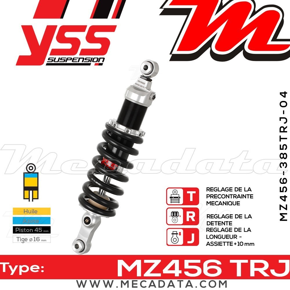 Amortisseur YSS MZ456 TRL ~ BMW R 1150 GS ABS (R21) ~ Annee 2001