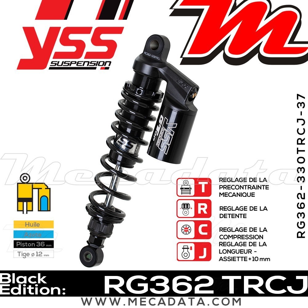 Amortisseur YSS RG362 TRC ~ Yamaha XJR 1300 (RP062) ~ Annee 2002