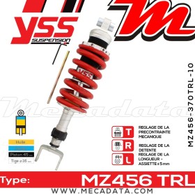 Amortisseur YSS MZ456 TRL ~ Honda VF 750 F (RC15) ~ Annee 1983