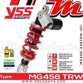 Amortisseur YSS MG456 TRW ~ Suzuki GSX-R 1000 U2 (BZ2111) ~ Annee 2004