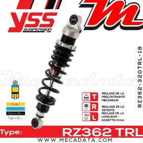 Amortisseur YSS RZ362 TRL ~ Honda VF 750 C (RC09) ~ Annee 1983