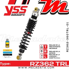Amortisseur YSS RZ362 TRL ~ Laverda Laverda 1200 30th () ~ Annee 1979