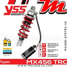Amortisseur YSS MX456 TRC ~ Kawasaki KR-1S 250 C () ~ Annee 1991 - 1992