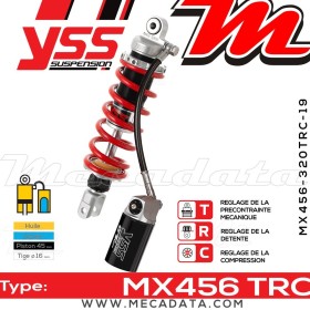 Amortisseur YSS MX456 TRC ~ Cagiva Mito 125 EV (8P) ~ Annee 1998
