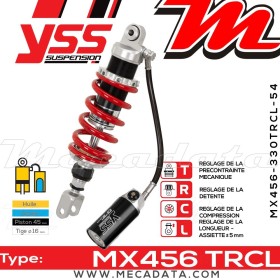 Amortisseur YSS MX456 TRC ~ Yamaha Tracer 900 MT-09 ABS (RN29F) ~ Annee 2016