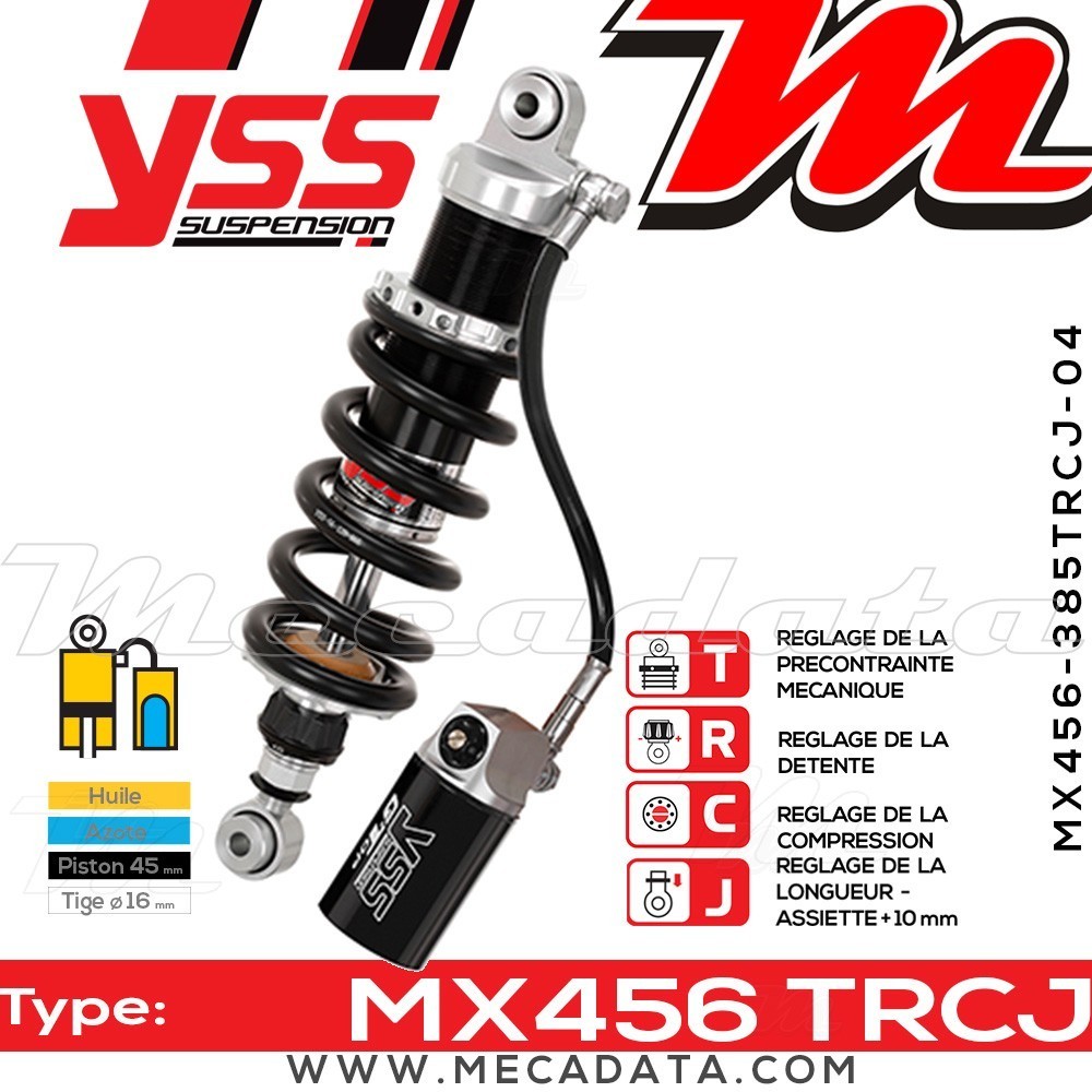 Amortisseur YSS MX456 TRC ~ BMW R 1150 GS ABS (R21) ~ Annee 2002