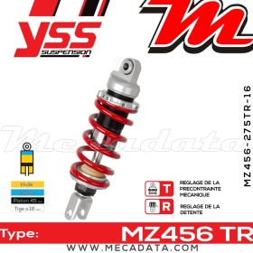 Amortisseur YSS MZ456 TR ~ Kawasaki KR-1S 250 C () ~ Annee 1990