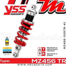 Amortisseur YSS MZ456 TR ~ Ducati 749 R Monoposto (H501AG) ~ Annee 2006 - 2007