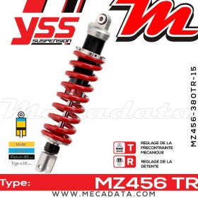 Amortisseur YSS MZ456 TR ~ Honda XRV 750 Africa Twin (RD07B) ~ Annee 2000 - 2003