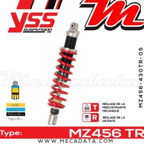 Amortisseur YSS MZ456 TR ~ Kawasaki KLX 650 R (LX650DDA) ~ Annee 1999 - 2000