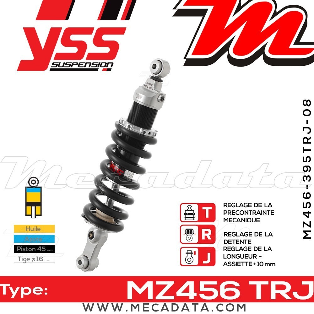Amortisseur YSS MZ456 TRL ~ BMW R 1150 GS Adventure (R21) ~ Annee 2002