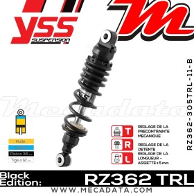 Amortisseur YSS RZ366 TRL ~ Harley Davidson FLD 1690 Dyna Switchback ABS (GZM) ~ Annee 2014