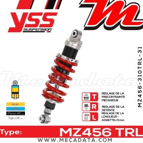 Amortisseur YSS MZ456 TRL ~ Honda CB 1000 R (SC60A) ~ Annee 2010