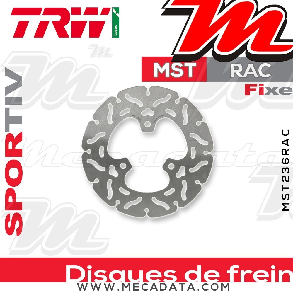 Disque de frein Avant ~ MBK CS 50 Mach G (SA22) 2002-2010 ~ TRW Lucas MST 236 RAC