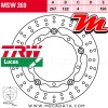 Disque de frein Avant ~ MBK 125 Skycruiser (SE32) 2006-2010 ~ TRW Lucas MSW 269