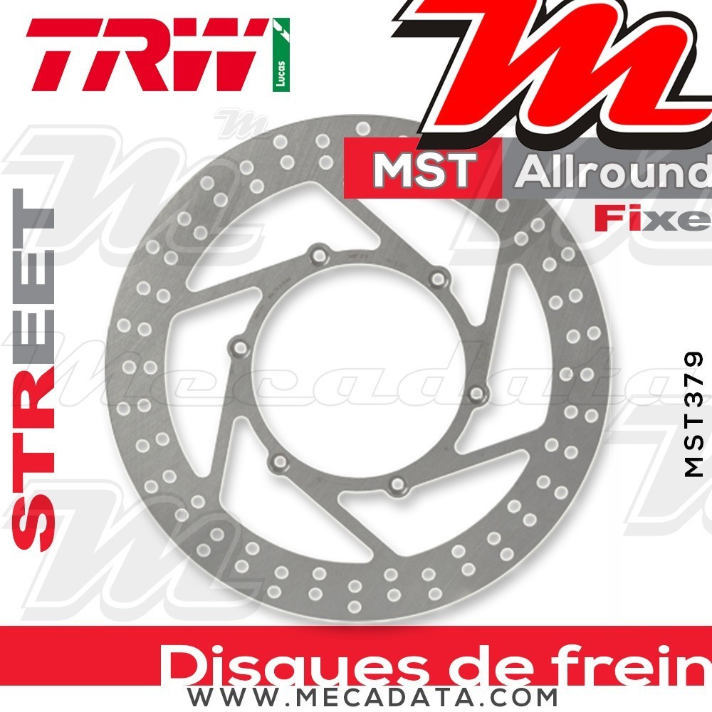 Disque de frein Avant gauche ~ KTM LC4 640 Adventure (KTM-4T-EGS) 2003-2007 ~ TRW Lucas MST 379