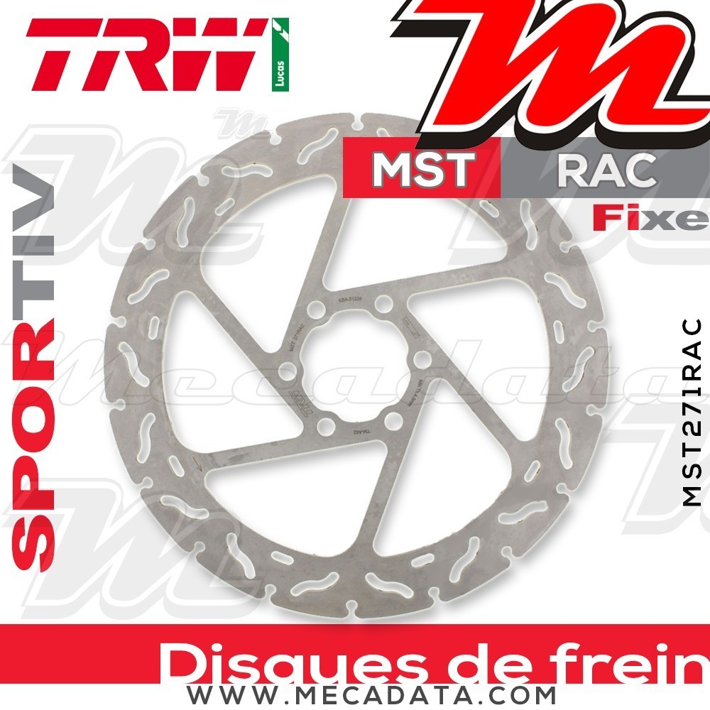 Disque de frein Avant ~ KTM 200 Duke ABS 2012+ ~ TRW Lucas MST 271 RAC