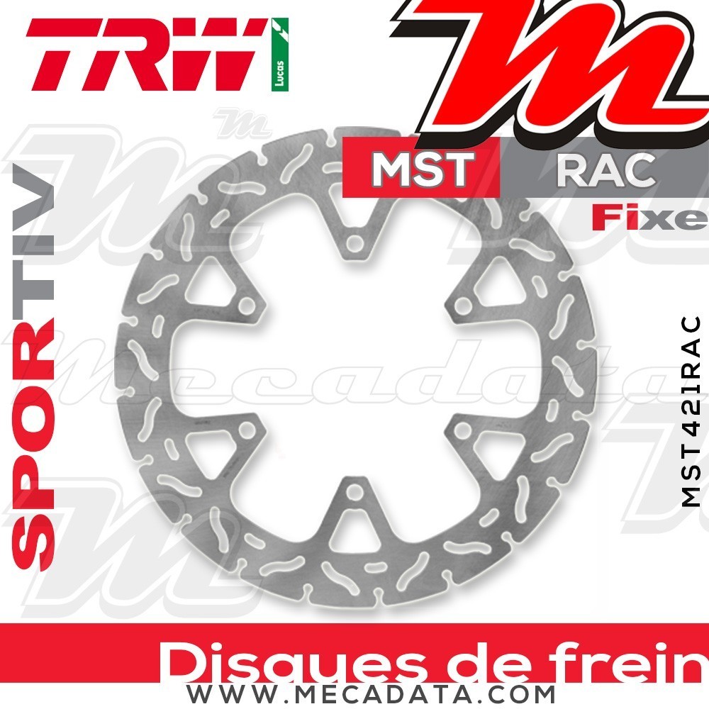 Disque de frein Avant ~ Kawasaki 250 R Ninja (EX250K) 2008-2012 ~ TRW Lucas MST 421 RAC
