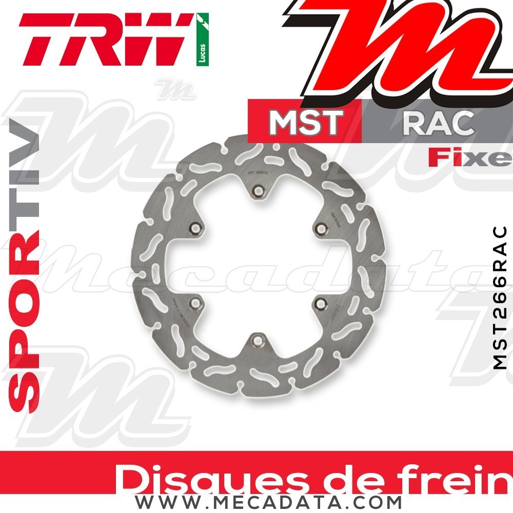 Disque de frein Arrière ~ Husaberg FC 501 CR (YU7FC...) 2000+ ~ TRW Lucas MST 266 RAC