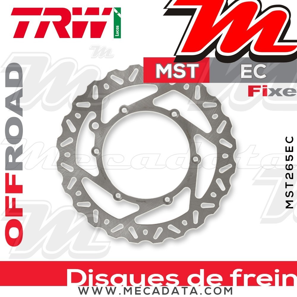 Disque de frein Avant ~ Husaberg FC 501 CR (YU7FC...) 2000+ ~ TRW Lucas MST 265 EC
