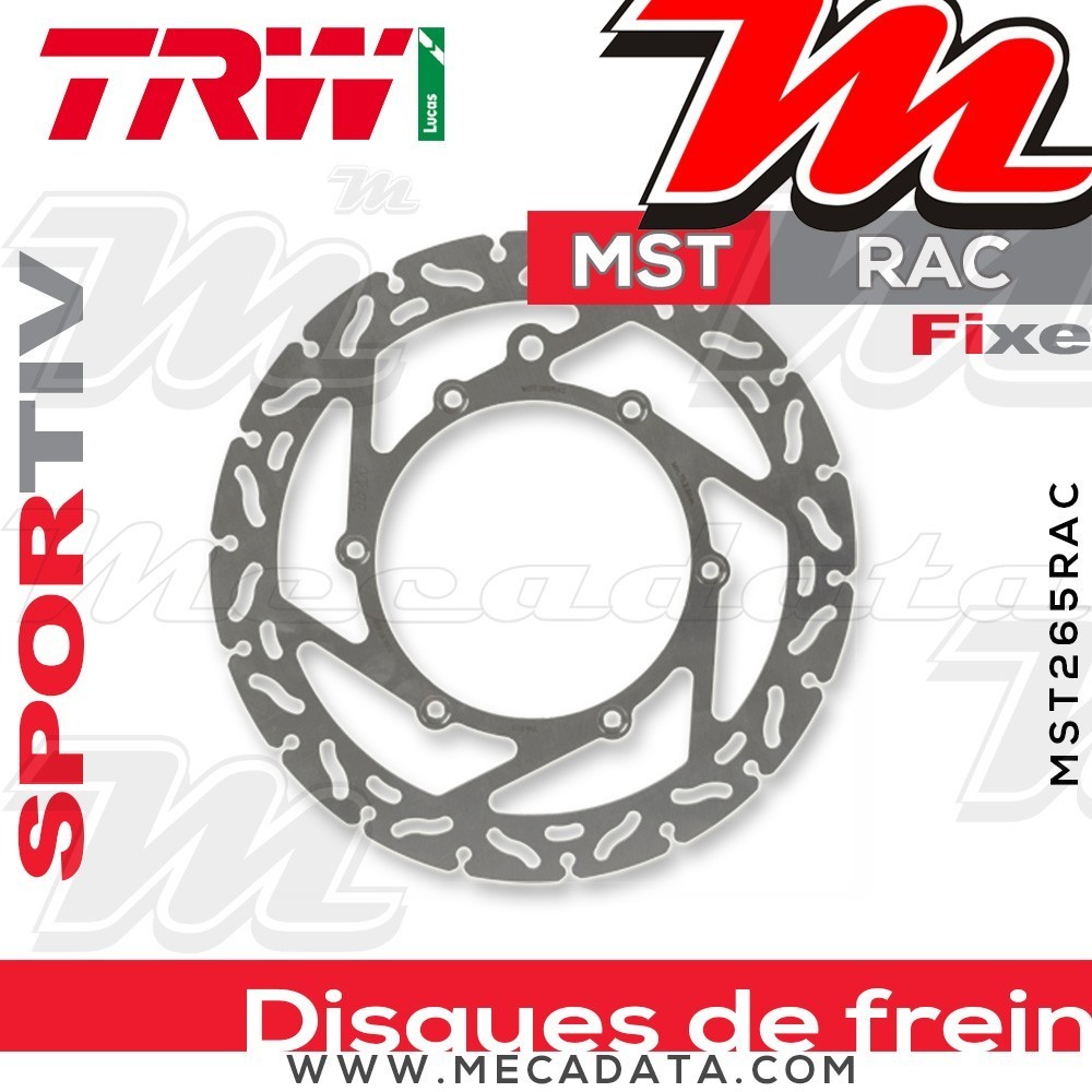 Disque de frein Avant ~ Husaberg FC 501 CR (YU7FC...) 2000+ ~ TRW Lucas MST 265 RAC