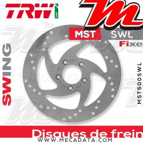 Disque de frein Avant ~ Harley Davidson FXCWC 1584 Softail Rocker C (FS2) 2008-2011 ~ TRW Lucas MST 500 SWL