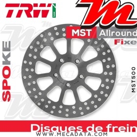 Disque de frein Avant ~ Harley Davidson FXCWC 1584 Softail Rocker C (FS2) 2008-2011 ~ TRW Lucas MST 500
