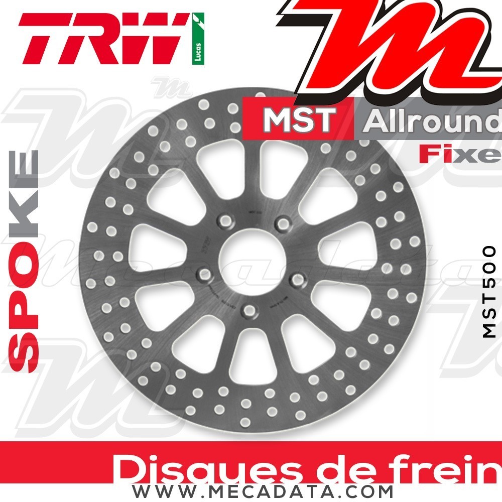 Disque de frein Avant ~ Harley Davidson FXCWC 1584 Softail Rocker C (FS2) 2008-2011 ~ TRW Lucas MST 500