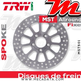 Disque de frein Arrière ~ Harley Davidson FXSTD 1450 Softtail Deuce (FS2) 2000-2003 ~ TRW Lucas MST 501