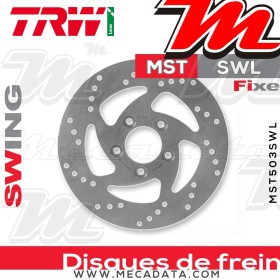 Disque de frein Arrière ~ Harley Davidson XL 883 R Roadster (XL2) 2010-2013 ~ TRW Lucas MST 503 SWL