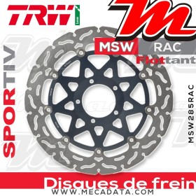 Disque de frein Avant ~ Ducati 1200 Multistrada S Pikes Peak (A3) 2013-2014 ~ TRW Lucas MSW 285 RAC