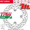 Disque de frein Arrière ~ Ducati 1100 Monster ABS (M5) 2009-2010 ~ TRW Lucas MST 420 RAC