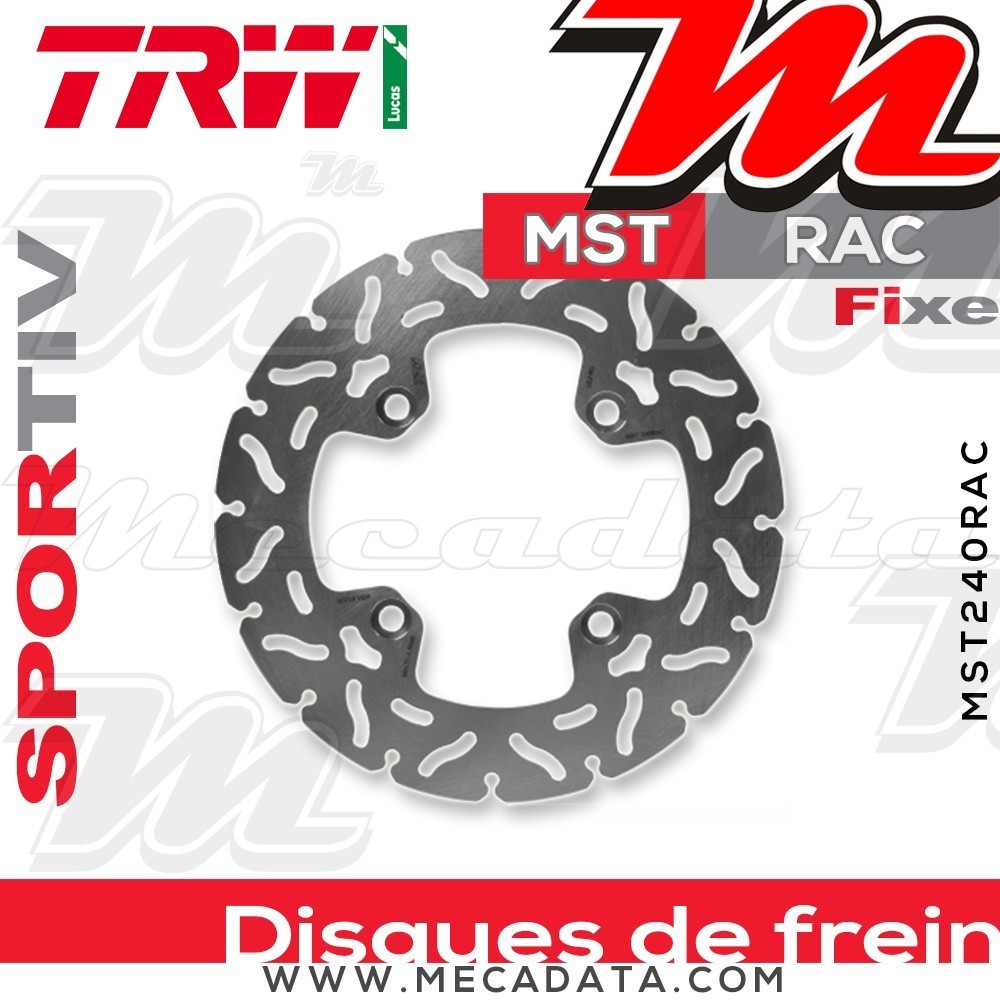 Disque de frein Arrière ~ Cagiva 1000 Navigator (M5) 2000-2005 ~ TRW Lucas MST 240 RAC