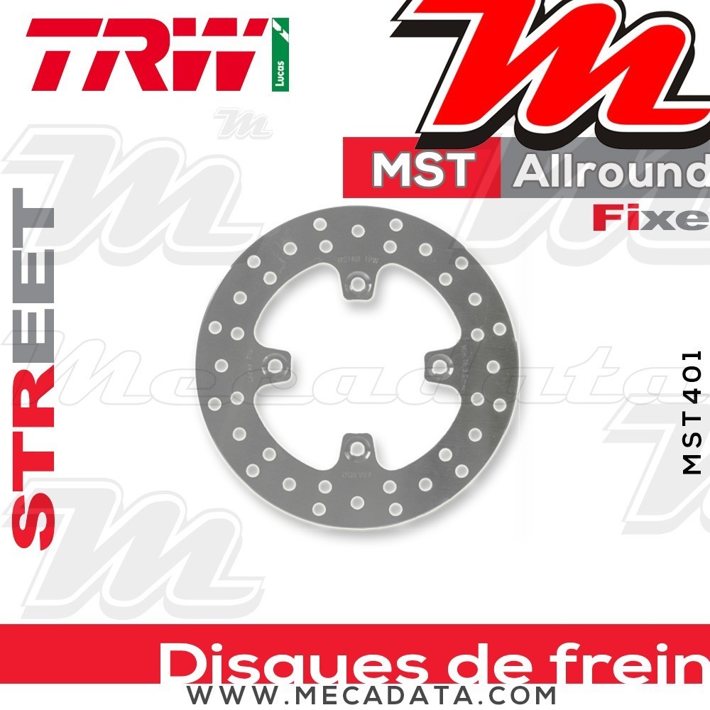 Disque de frein Arrière ~ Bombardier DS 650 Baja X (A) 2000-2006 ~ TRW Lucas MST 401