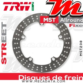 Disque de frein Avant ~ BMW R 1100 S, ABS (R2S) 1998-2000 ~ TRW Lucas MST 238