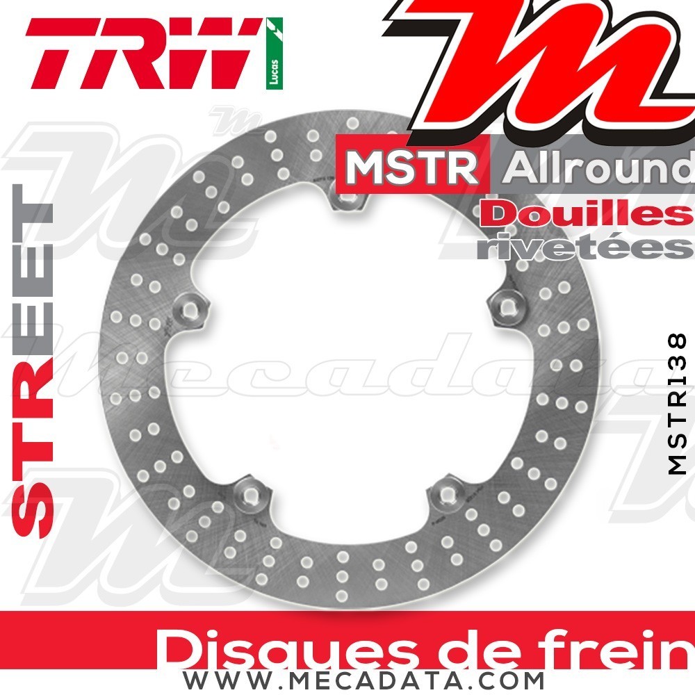 Disque de frein Avant ~ BMW R 1200 GS Adventure (R12) 2007-2013 ~ TRW Lucas MSTR 138