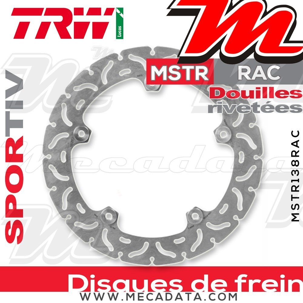 Disque de frein Avant ~ BMW R 1200 GS (R12) 2007-2012 ~ TRW Lucas MSTR 138 RAC