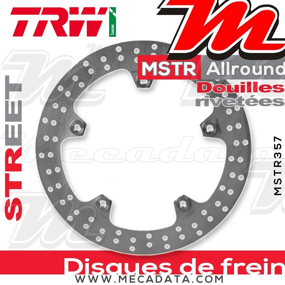 Disque de frein Avant ~ BMW R 850 R (R21) 2003-2004 ~ TRW Lucas MSTR 357
